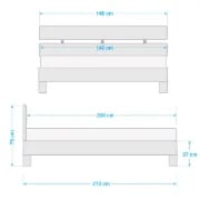 Picture of Kano – Natural Wood Bed