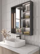 Picture of Cavea – Smart LED Bathroom Mirror Cabinet with Storage Shelves