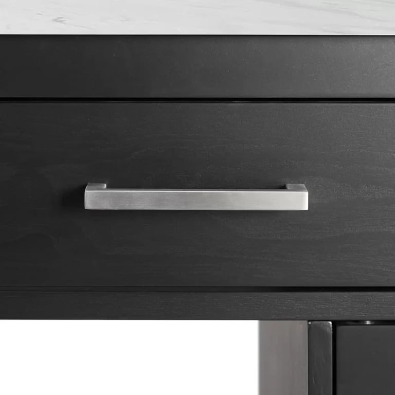 Flury Small Kitchen Island with storage