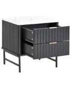 Lorven Modern Bedside Table – Natural Wood