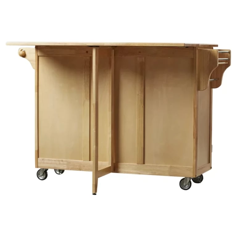 Wobbi Wooden Rolling Kitchen Island