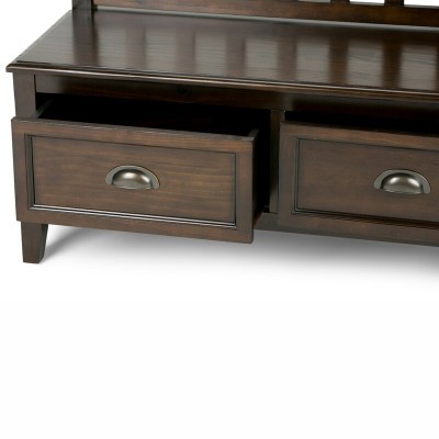 Madlin Wood Drawer Storage Bench