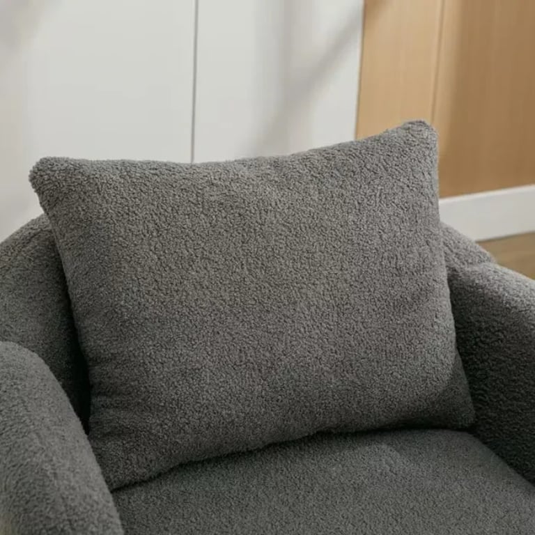 Picture of Velvera Velvet Armchair – Soft Comfort with Natural Wood Legs