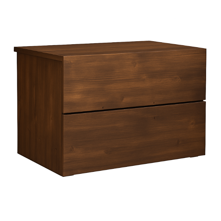 Picture of Tawny Drawer Nightstand in Dark Brown Truffle Laminate