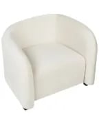 Luvora - Curved Velvet Armchair