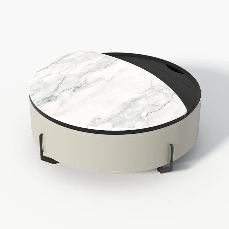 Picture of Mavero Natural Wood  Marble Lift Coffee Table – Smart Design