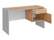 Picture of Belvoro - Modern Wooden Study Desk with Drawers  - Natural wood