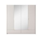 Picture of Odette Modern Bedroom Set – Upholstered Bed, Hinged Wardrobe