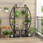 Heavy Duty Portable 5-Tier Plant Stand Pack Of 2