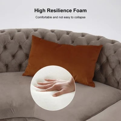 Picture of Montero Curved Sectional -Natural Wood