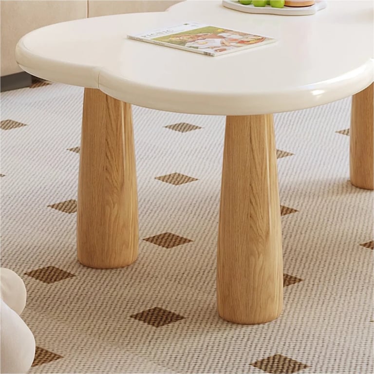 Clouda Modern Coffee Table – Organic Design – Natural Wood