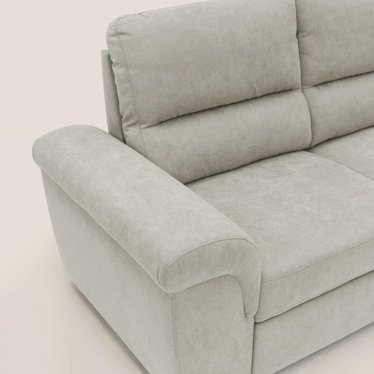 Picture of Minerva Pillow-Back Sofa – Soft Beige Comfort with Rolled Arm Design