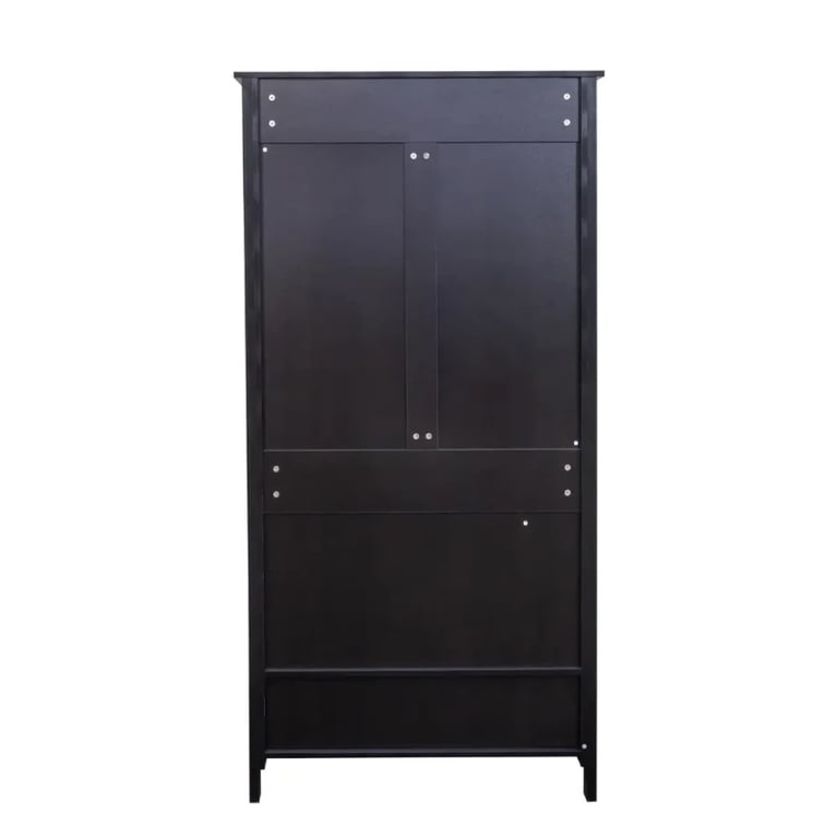 صورة خزانة ملابس أوريا – من الراتان والخشب الطبيعي