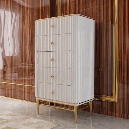 Picture of Veridian Dresser – Artistic Storage in Natural Wood