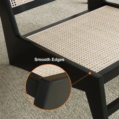 صورة كرُوكو كرسي لاونج جاباندي – من الخشب الطبيعي والراتان