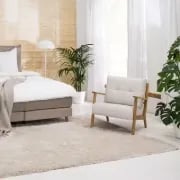 Picture of Casilo Natural Wood Armchair – Vintage Charm & Everyday Comfort