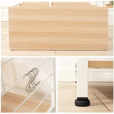 SogesPower 3-Tier Baker Rack Multi-layers Kitchen Rack Microwave Stand