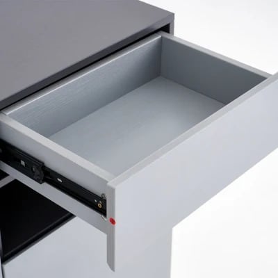 Fero Gray Corner Shoe Storage