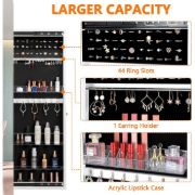 Picture of Santa Wide Jewelry Armoire with Mirror