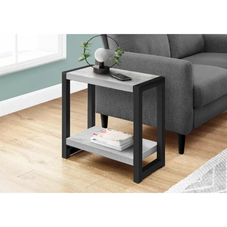 Picture of Brulotte Natural wood Side table - One shelf