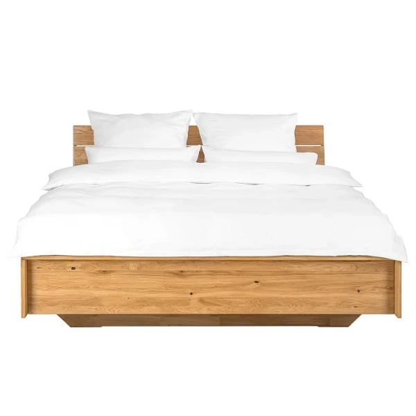 Orlan Storage Bed -Natural Wood