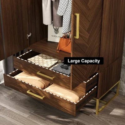 Picture of Gucci Elegant wardrobe Natural wood