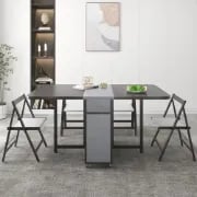 Picture of Sai Rectangle Folding Dining Table Set
