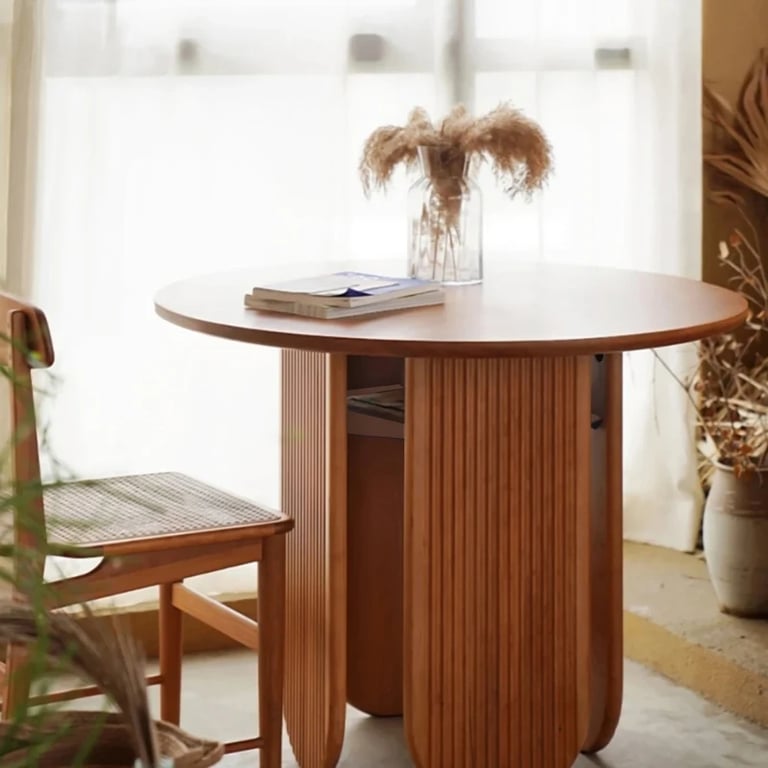 Picture of The Crescent Root Dining Table - Natural wood