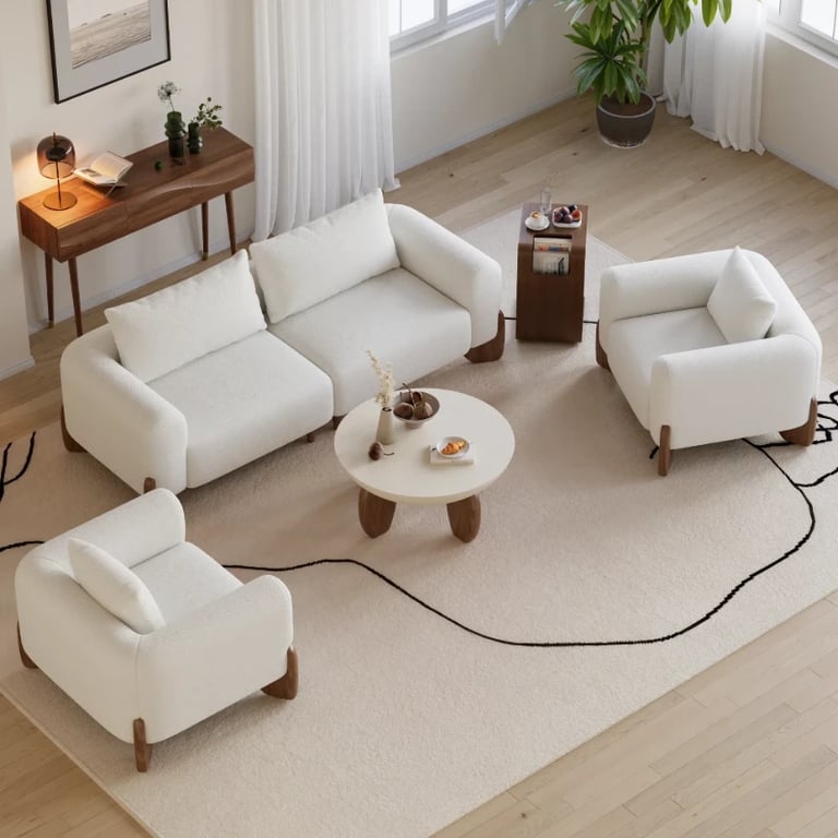 Picture of "Arbella" Sofa – Natural Wood
