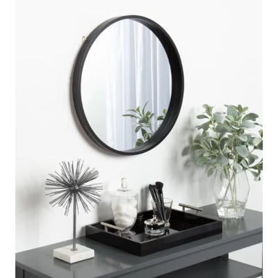 Picture of Round Wall Mirror in black
