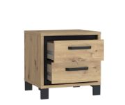 Picture of Marais Natural Wood Bedroom Set – Sliding Wardrobe