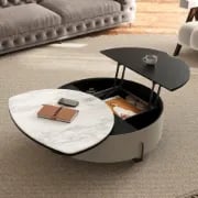 Picture of Mavero Natural Wood  Marble Lift Coffee Table – Smart Design