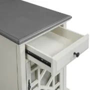 Picture of Ahmara Side table natural wood with storage