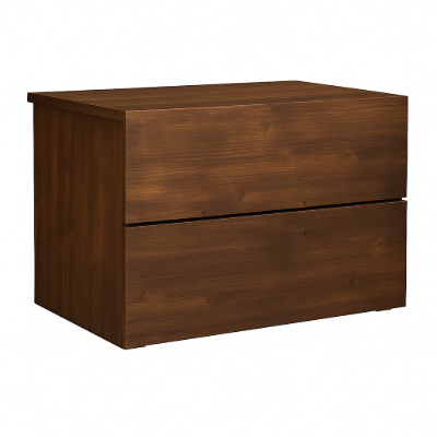 Picture of Tawny Drawer Nightstand in Dark Brown Truffle Laminate