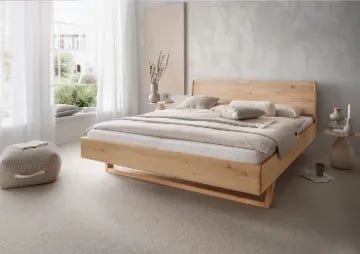 Picture of Sova Natural Pine Wood Bed