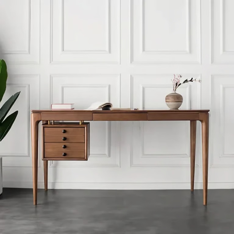 Crasmo – Natural Wood Office Desk