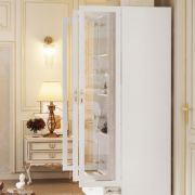 Picture of Glassy Multi-unit and multi-use wardrobe natural wood