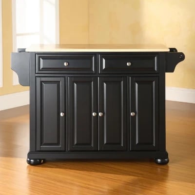 Talya Wide Rolling Kitchen Island