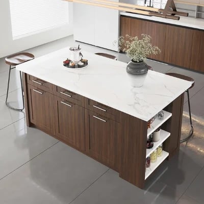 Grata Kitchen Island with Storage