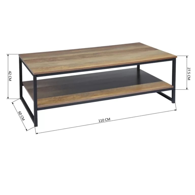Froelich Frame Coffee Table with Storage