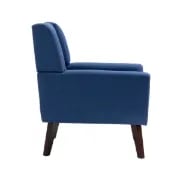 صورة .بيرليت كرسي جانبي - من الخشب الطبيعي