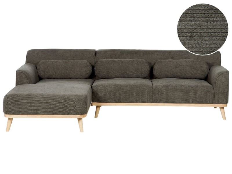 Picture of Milano L-Shaped Sectional – Natural Wood