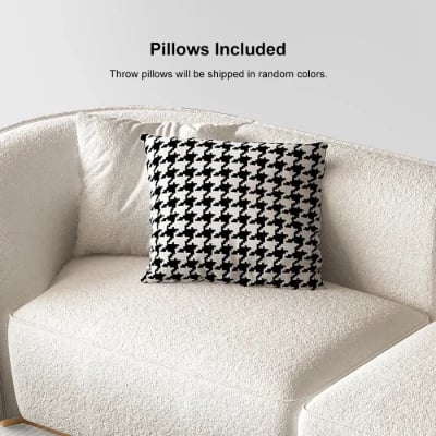 Picture of Mora Curved Sectional Sofa – Natural Wood Base