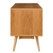 صورة فييرا – وحدة تلفاز من الخشب الطبيعي بتصميم مينيمالي أنيق