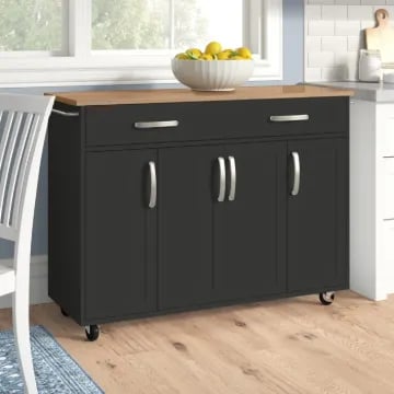 Algarro Wide Rolling Kitchen Cart