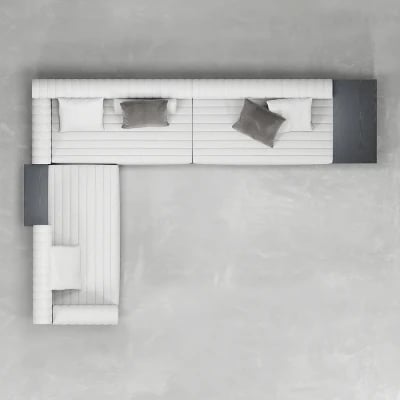 Picture of Cavallo L-Shaped Sectional – Natural Wood