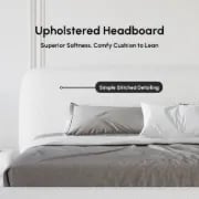 صورة سرير مودرن كريفين - خشب طبيعي