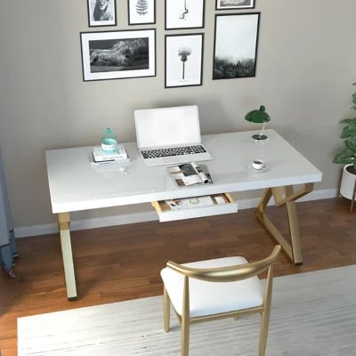 Picture of Axo – Natural Wood Desk with Drawer