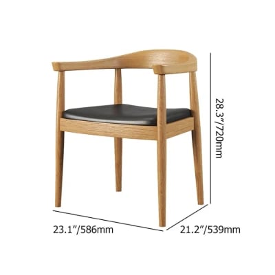 صورة تورنو – كرسي بذراعين  من الخشب الطبيعي المقاوم، لطاولة الطعام وزوايا القهوة