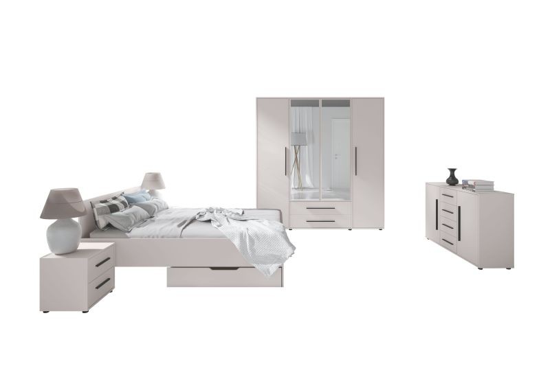 Picture of Nexas modern Bedroom Set – Natural Wood